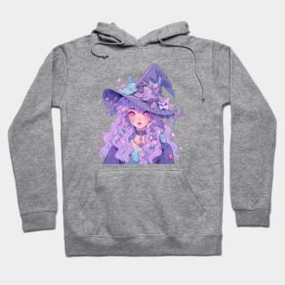 Pastel Goth Kawaii Witch Hoodie